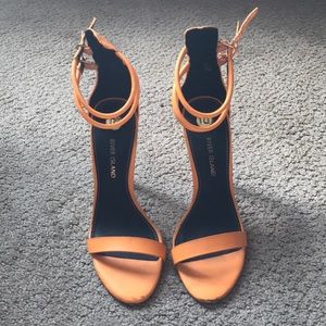 River Island Tangerine Heels